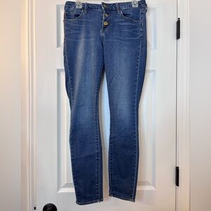 Articles Of Society Dark Blue High-Rise Skinny Jeans
